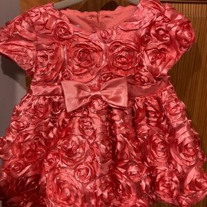 ⚪🌹 Girl's Formal Dress | Special Occasion | Roses
